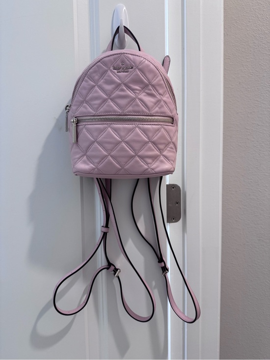 kate spade Handbags - Kate Spade Quilted Blush Pink Mini Backpack